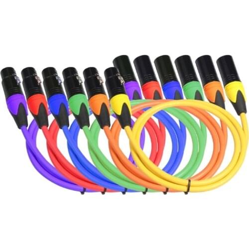 3Pin XLR Cable Male to Female Canon Plug Audio Cable Shielded 1PC For Mixer Microphone Amplifier 1m 2m 3m 5m 10m