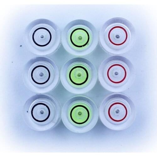 8*5.5 mm Bullseye Acrylic Universal Bubble Level Spirit Level Bubble Horizontal Instrument (50 Pieces/lot)