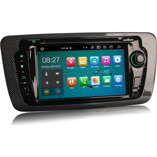 7" Android 10.0 OS Car DVD Multimedia GPS Radio System Player for Seat Ibiza 2009-2013 with Built-in DSP Amplifier System