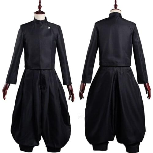 Anime Jujutsu Kaisen Suguru Getou Cosplay Top Pants Black School Uniform Dress Outfits Halloween Christmas Costumes