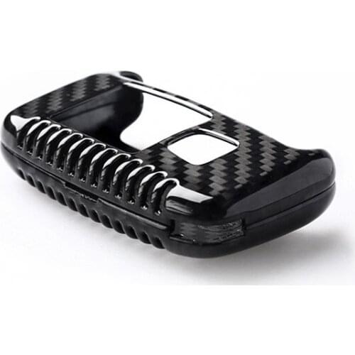 Fashion Carbon Fiber Smart Key Cover Key Case Key Fob box For Land Rover Range Rover Discovery Sport Evoque Freelander 2 LR3 LR4