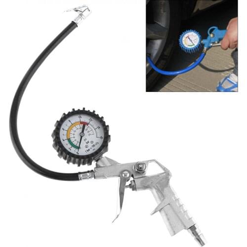 220psi 16bar Digital Car Tire Inflator Gauge Tire Pressure Gauge with Inflating Gun for Auto Car Motorcycle Bicycles