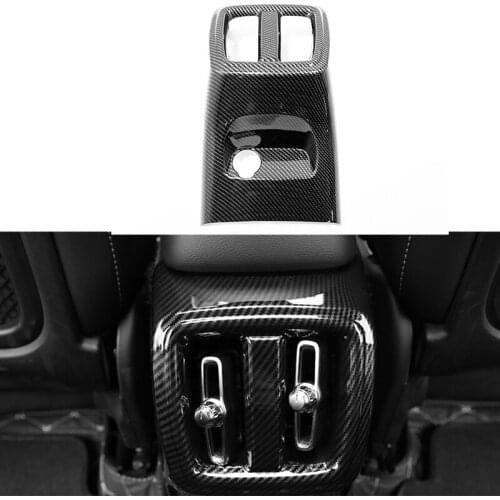 For Volvo XC40 2019 2020 2021 ABS Interior Rear Air Conditioning Vent Outlet Cover Trim Car Accessories