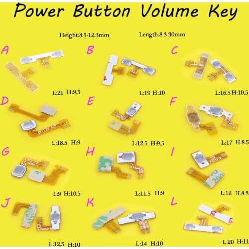 JCD Domestic smart phone cable switch universal power button volume keys