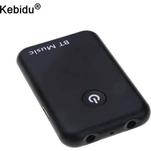 Kebidu 2 in 1 Wireless Bluetooth Transmitter Receiver Stereo Audio Music Adapter Receiver Support 3.5mm Audio for TV / Home