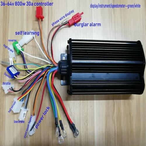 36v48v60v64v30A controller sinewave for electric scooter electric bicycle accessory tricycle bike accessories MTB scooter parts