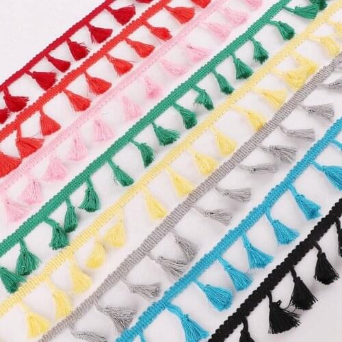 5Yards/Lot 4CM Wide Polyester Fringe Lace Embroidered Ribbon Dress Stage Garment Curtain Decorative DIY Splice Sewing Supplies