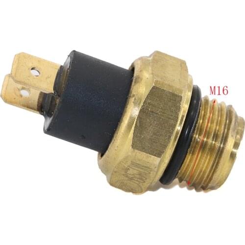 M16*1.5mm Motorcycle Electric Radiator Coolant Fan Water Temperature Thermostat Switch Temp Sensor for 200 250 400 450 bike