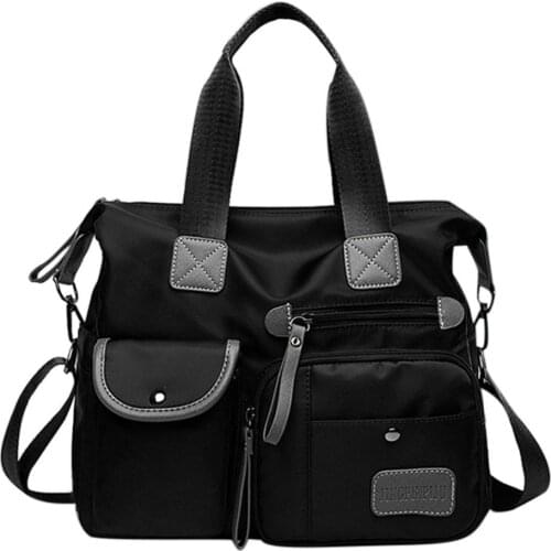 Multiuse Women Waterproof Handbag Nylon Tote Travel Messenger Crossbody Bags For Women Bolsa Feminina Top-Handle Shoulder Bag