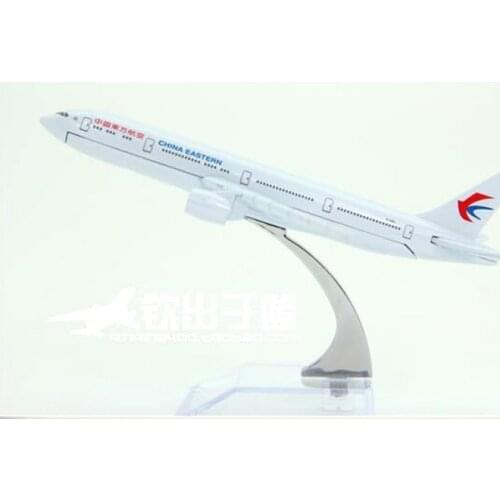 Plane model Boeing 777 China Eastern Airlines Airbus B777 aircraft 16cm metal simulation airplane model for kids toys and gift