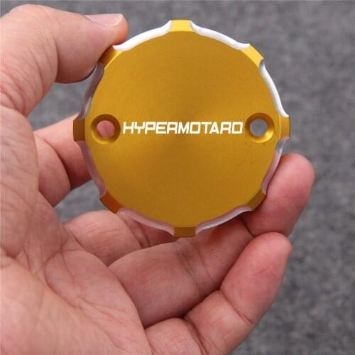 Motorcycle Front Brake Fluid Reservoir Cap Cover Clutch Tank Oil Cup Cover For Ducati Hypermotard 1100 /S 2007-2009