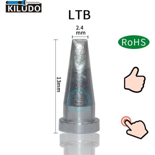 KILUDO 5PCS LTB 2.4MM Soldering Iron Tip Lead Free Heating Element For Weller WP80 WSP80