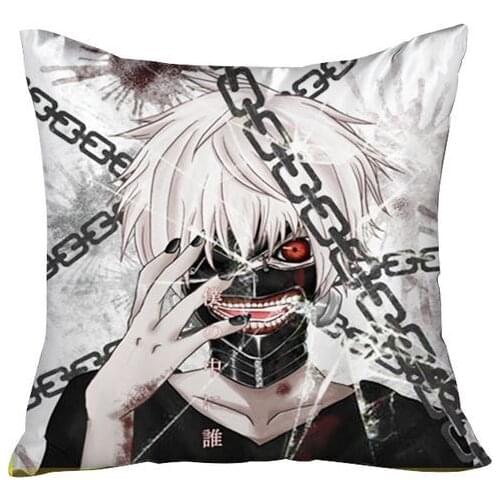 New Kakuja Tokyo Ghoul Anime Square Pillow Cushion Case Cover GZFONG10