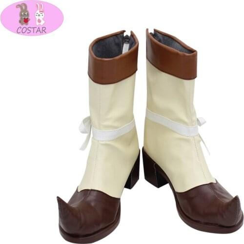 COSTAR Danganronpa V3: Killing Harmony Himiko Yumeno Cosplay Shoes Boots Halloween Carnival Party Costume Accessories