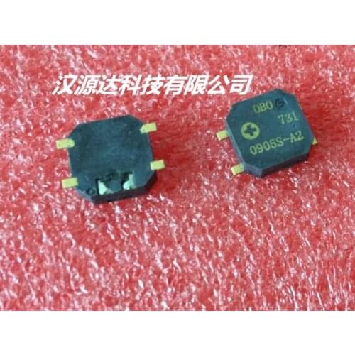 Original new 100% OBO-0905S-A2 5V 30R 2700HZ 8.5X8.5X3MM SMD 4pin loudspeaker buzzer (Inductor)