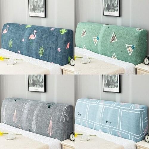 Bedside Cover Dust-proof Soft Bag Wooden Back Protection Removed and Washed bed spreads headboard cover