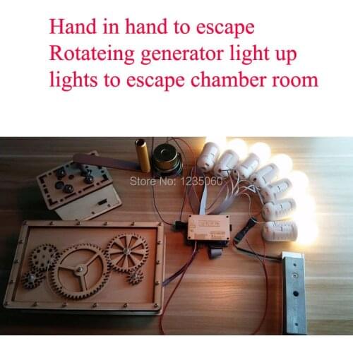 Escape room prop Electromagnetic Access control Horror bloody prop Run out the blood get audio sound clue open 12v magnetic lock