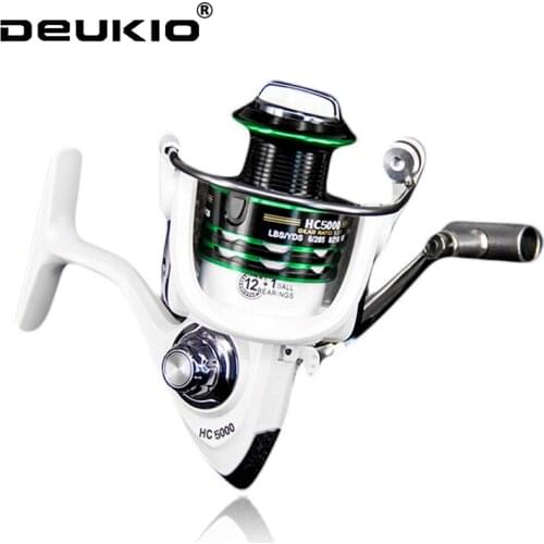 Fishing Reel 5.2:1 High Speed Max drag 8kg Metal Spool Spinning Reel Saltwater Powerful Reel Carp Reel Bass Pike Fishing Tackle