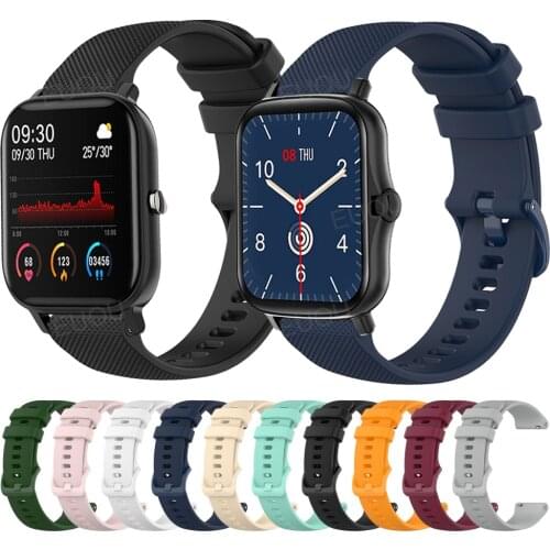 Silicone Strap Wristband For COLMI P8 Plus Smart Watch Band For COLMI P9 P12 Land/V23 Pro Watchband Bracelet Replace Accessories