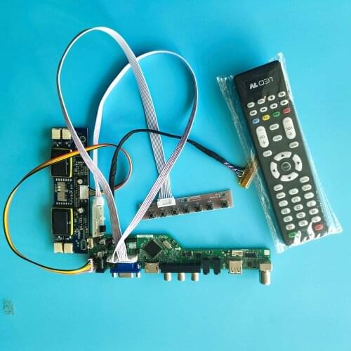 For LTM170EU-L25 AV TV card Digital Signal Resolution Interface USB 1280X1024 17" kit LCD 4 lamps Controller Board 30pin