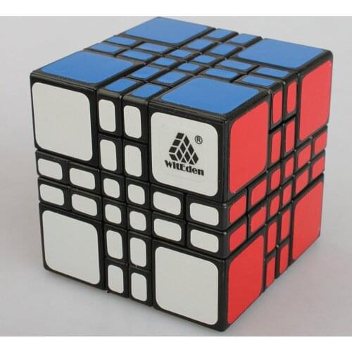 WitEden 4x4x4 Mixup Plus Magic Cube Speed Cube Puzzle Game Education Toys for Kids Children