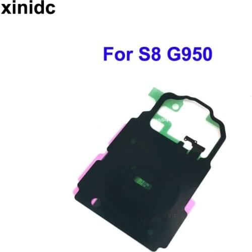 Xinidc 100% New 5pcs Wireless Charger NFC Antenna Sticker Flex Cable Replacement For Samsung Galaxy S8 G950 AAA Quality