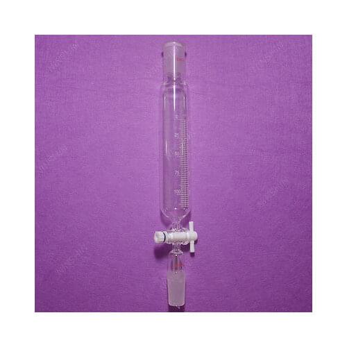100ML Tube Separatory Funnel with Ptfe Stopcock,24/40 with Scale