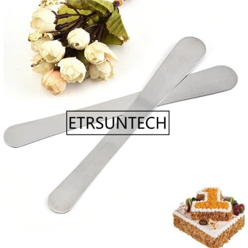 100pcs Stainless Steel Filling Spatulas Cake Knife Scraper Tool Cake Bakeware Pastry Mould Stripping Blade Knife