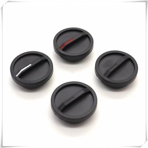 2 Pieces Plastic Long Handle Flower Shaft Knob Diameter 31.5mm Height 14mm Potentiometer Knob Gear Shaped Inner Hole 6mm