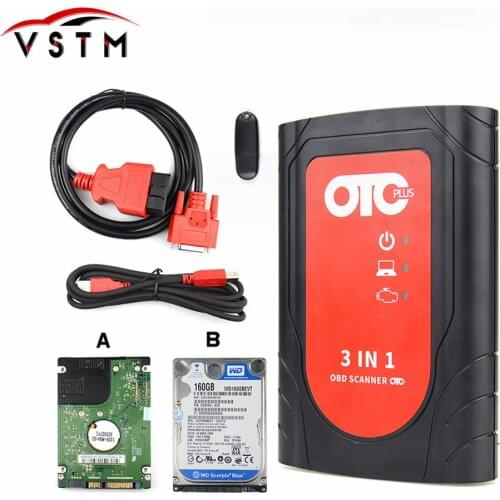 2019 OTC Plus 3 in 1 Professional Diagnostic Programming device For n-issan For t-oyota For v-olvo vida dice OBD Scanner