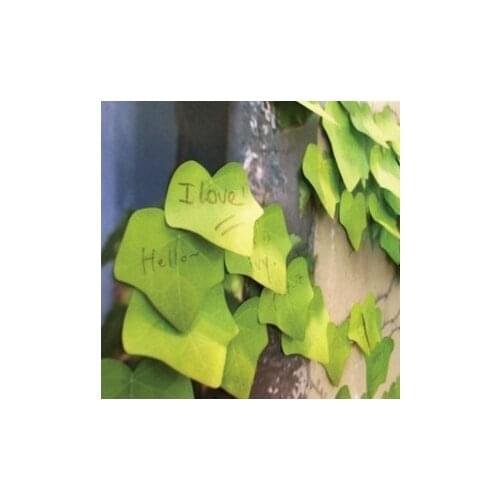 3 pcs/lot Cute Leaf Memo Pad Sticky Note Kawaii Paper Sticker Pads Creative Korean Stationery Creative Gifts Free shipping 339