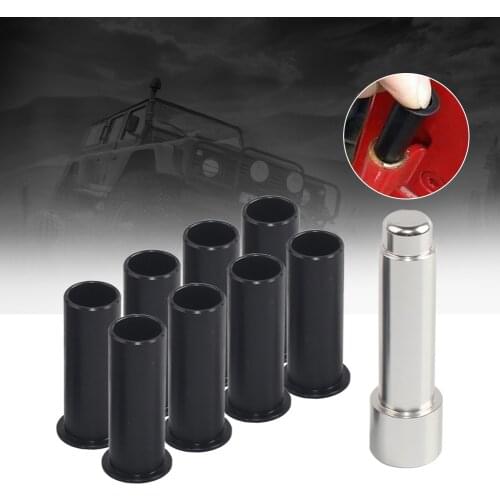 4/8Pcs/Set Car Door Hinge Bushing Pin Liners for Jeep Wrangler JK 07-18 Universally Modification Parts Accessories