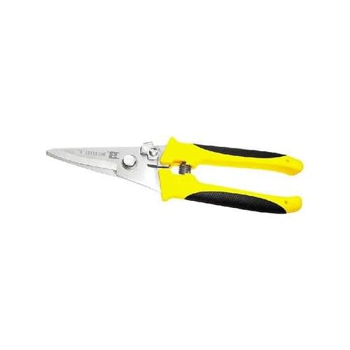 8" 200mm Straight Cut Multi-Function Scissors with Double Color Handle