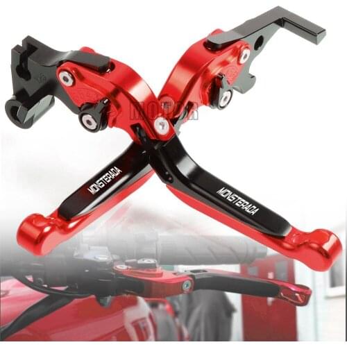 CNC Aluminum Motorcycle Adjustable Folding Extendable Brake Clutch Levers For Ducati Multistrada 950 2017-2018 Motorbike Fold