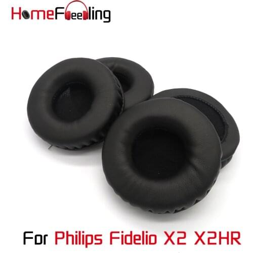 Homefeeling Ear Pads for Philips Fidelio X2 X2HR Headphones Universal Super Soft Velour Sheepskin Leather Earpads Replacement