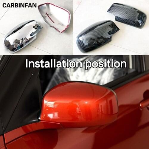 Car Accessories Rearview Mirror Covers Car Rear View Mirror Cover FOR 2005 2006 2007 2008 2009 2010 2011 SUZUKI SWIFT 05-15
