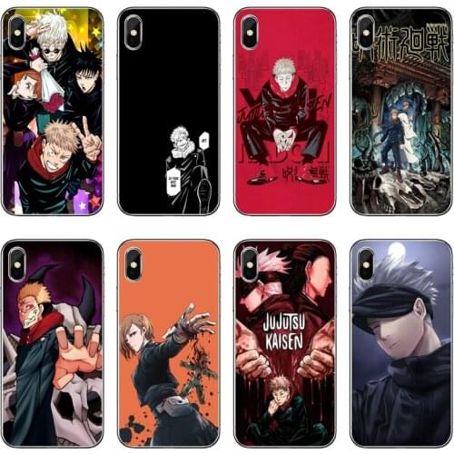 Japan Anime Jujutsu Kaisen Accessories Phone Case For Xiaomi Redmi Note 8 7 6 5A 4 Pro Redmi 7 7A K20 6 6A 5A 4A 4X 5 Plus S2