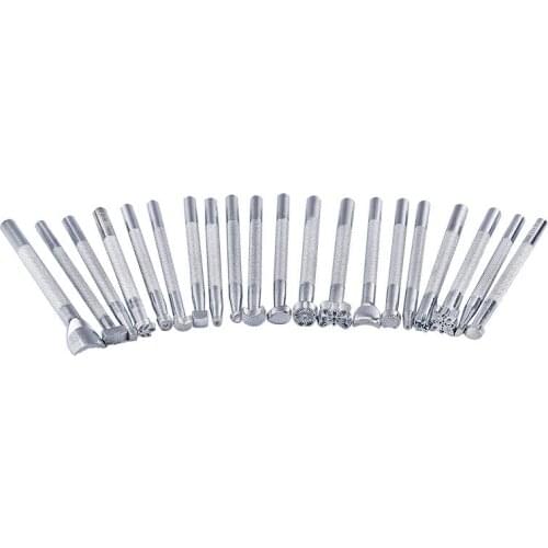 Leather and leather engraving and printing tools 20 sets of craftsmen manual DIY combination