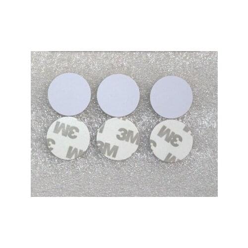 3M adhesive IC 25MM diameter coin card Fudan IC high frequency 3M plastic cards