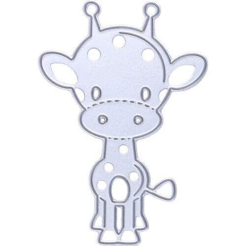 Cow Pattern Metal Crafts Cutting Dies Stencils for DIY Scrapbooking Decorative Craft Photo Album Embossing DIY Paper Cards