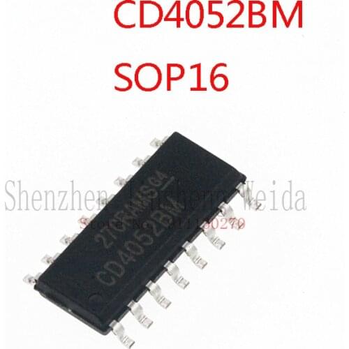CD4052BM SOP16 CD4052BM96 SOP CD4052 SMD New and Original IC Chipset