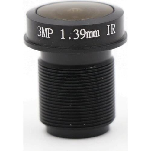 Fisheye 1.39mm Lens 3.0 MegaPixel Wide-angle 180 Degree MTV M12 x 0.5 Mount Infrared Night Vision Lens For CCTV Security Camera