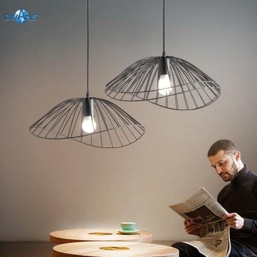 Nordic Restaurant Light Simple Modern Straw Hat Celebrity Creative Personality Bar Coffee Shop Chandelier