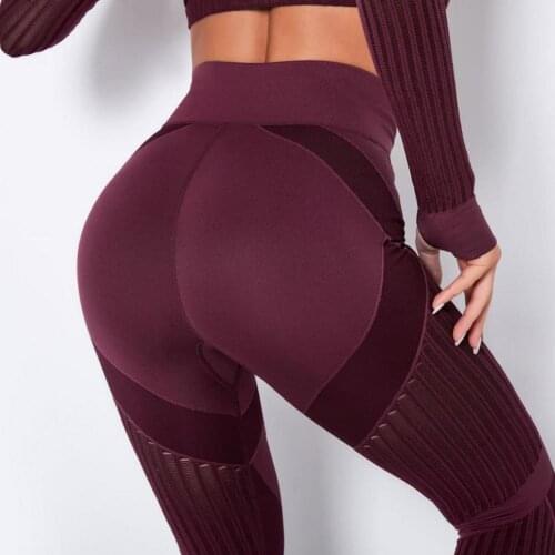 Sports Pants Yoga Pants High Waist Cinchers Shapewear Corset Stretchy Tights Women Push Up Running Gym Fitness Energy Workout