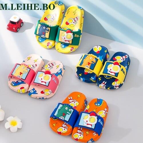 Summer Childrens Slippers Childrens Fun Soft Soled Antiskid Home Shoes Childrens Baby Girl Cartoon Slippers Indoor Slippers