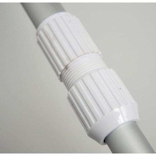 25-28mm Telescopic rod connector head handle lever single tube telescopic two way straight through plastic parts clothes hanger