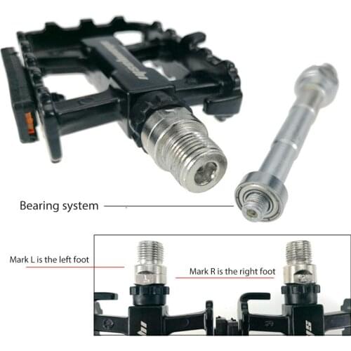 Bike Pedals Alloy Bicycle Mountain MTB Mountain Bike Aluminum Alloy Bike Pedal Comfortable Wide Ultralight Pedals Bearing Pedal