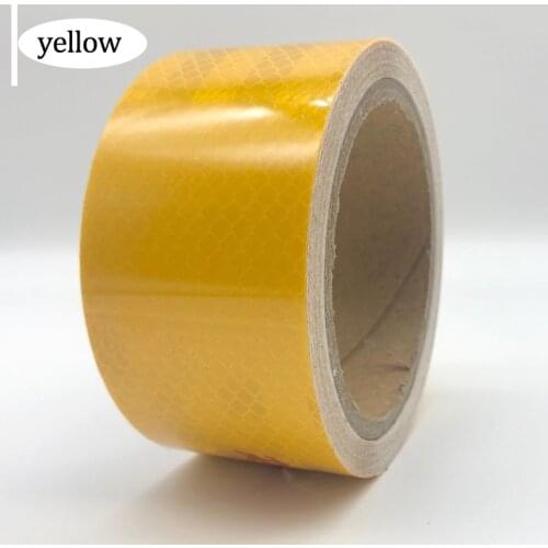 Waterproof Warning Tape Strip Stickers Warning Light Reflector Protective Sticker Reflective Film Car Safety Mark