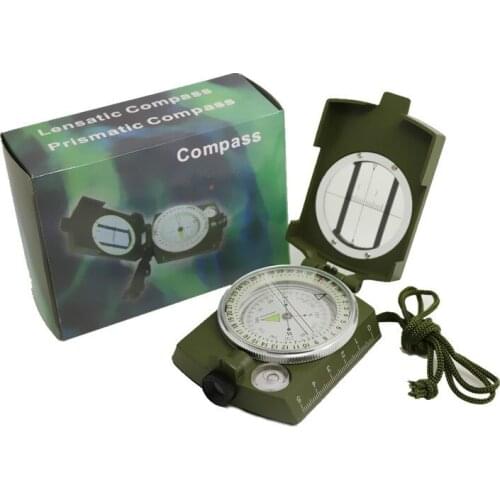 High-precision American Multifunctional Military Green Compass Compass Outdoor Camping Travel Multifunctional Tool