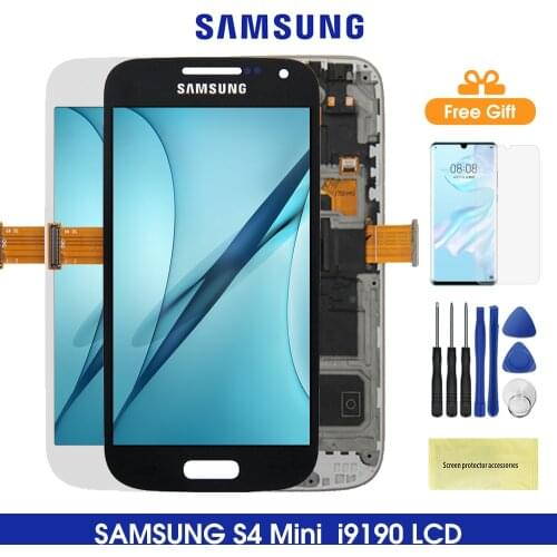 S4 Mini Lcds For SAMSUNG Galaxy S4 Mini Lcd Display Touch Screen Digitizer Assesmbly For Samsung GT I9190 i9192 i9195 Lcds